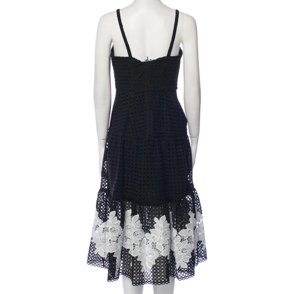 MARCHESA Lace Pattern Midi Length Dress - Picture 3 of 11